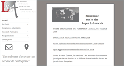 Desktop Screenshot of lopez-associes.com