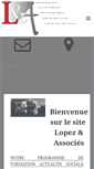 Mobile Screenshot of lopez-associes.com